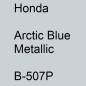 Preview: Honda, Arctic Blue Metallic, B-507P.